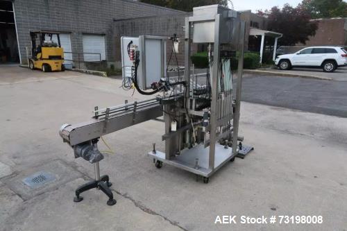 Used SureKap Explosion-Proof Inline Piston Filler – Model SKF-1000, 8 Head Stainless Steel