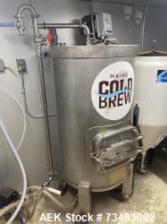 Used Coffee Works Inc. Cold Brew Coffee System – 165 Gallon Tank, Agitator, Filter Press & Filler