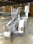 Used Cozzoli Model LF840-8 Inline Continuous Motion Walking Beam Style Piston Filler. Machine is capable of speeds from 40 to 120 containers per minute. Has integrated air cleaner. Container size ran...