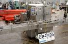 Used Filamatic Inline Piston Filler, Model CVK-300-1. Equipped with (8) 1000 cc pistons, all stainless steel. Automatic diving nozzle style, missing nozzles. Pneumatic container indexing. Self-contai...