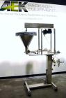 Used Hinds-Bock Single Piston Filler/Depositer, Model SP-64, Stainless Steel. Capable of speeds from 10 to 20 containers per minute (depending on fill size). Fill size range: 1/2 oz to 64 oz with cha...