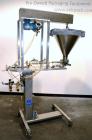 Used Hinds-Bock Single Piston Filler/Depositer, Model SP-64, Stainless Steel. Capable of speeds from 10 to 20 containers per minute (depending on fill size). Fill size range: 1/2 oz to 64 oz with cha...