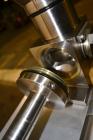 Used Hinds-Bock Single Piston Filler/Depositer, Model SP-64, Stainless Steel. Capable of speeds from 10 to 20 containers per minute (depending on fill size). Fill size range: 1/2 oz to 64 oz with cha...