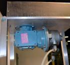 Used Hinds-Bock Single Piston Filler/Depositer, Model SP-64, Stainless Steel. Capable of speeds from 10 to 20 containers per minute (depending on fill size). Fill size range: 1/2 oz to 64 oz with cha...