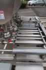 Used Inline Filling Systems Automatic Piston Filler – Model FP-6, Six Head, Stainless Steel