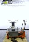 Used Kalish Semi-Automatic Twin Piston Filler, Model 2100. (2) Approximate (2) 3/8'' diameter tubes. Designed to run over a conveyor. Foot pedal controls. Driven by a 1/3 HP, 1/60/110 Volt motor. Mou...