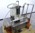 Used Kalish Semi-Automatic Twin Piston Filler, Model 2100. (2) Approximate (2) 3/8'' diameter tubes. Designed to run over a conveyor. Foot pedal controls. Driven by a 1/3 HP, 1/60/110 Volt motor. Mou...
