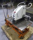 Used Kalish Semi-Automatic Twin Piston Filler, Model 2100. (2) Approximate (2) 3/8'' diameter tubes. Designed to run over a conveyor. Foot pedal controls. Driven by a 1/3 HP, 1/60/110 Volt motor. Mou...