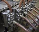 Used Kaps-All - Fills-All 6 Piston Volumetric Piston Filler, Model VOL-32-8.  (Expandable to 8 Pistons). Includes: (6) 36 oz. Volumetric Piston Pumps (Shuttle Valve Style) with Closed Tip Positive Sh...