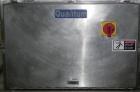 Used Quantum Model QTIA2000-12 Dual Lane Sauce Applicator. Twin piston design is rated at up to 120 pies per minute.  Machine has Allen Bradley controls.  Has continuous motion conveyors, sanitary de...