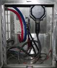 Used Quantum Model QTIA2000-12 Dual Lane Sauce Applicator. Twin piston design is rated at up to 120 pies per minute.  Machine has Allen Bradley controls.  Has continuous motion conveyors, sanitary de...