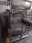 Used REB IVS-8 Inline 8-Head Piston Filler – 0.5 oz to 4.3 oz Fills, 127 CPM