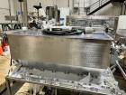Used REB, Inc Automatic Inline Piston Filler, Model IVS. Current set up has 6 pistons with 6-diving fill nozzles. Is rated for speeds from 10 to 120 containers per minute (depending on container size...