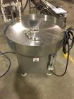 Used Simplex Model AS200 Twin Piston Filler and Accumulation Tables.