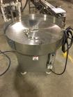 Used Simplex Model AS200, twin piston filler, rated from 5 to 15 cycles per minute – speeds dependent on materials, application and machine configuration. Fill range: up to 8.9 oz . Equipped with 4-1...