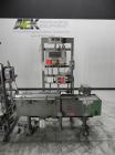 Used Thiele Model AF-2T-B1 Two Head PD Filler. Filler is designed to fill Quart to Gallon containers, (actual range 4 oz min to 185 oz maximum) at rates of 30-400 quart/min & 20-30 gallon/min. Each f...
