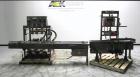 Used Thiele Model AF-3T-B1 Three Head PD Filler. Filler is designed to fill Quart to Gallon containers, (actual range 4 oz min to 185 oz maximum) at rates of 45 - 60 quart/min & 30-45 gallon/min. Eac...