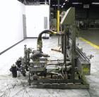 Used Thiele Model AF-3T-B1 Three Head PD Filler. Filler is designed to fill Quart to Gallon containers, (actual range 4 oz min to 185 oz maximum) at rates of 45 - 60 quart/min & 30-45 gallon/min. Eac...