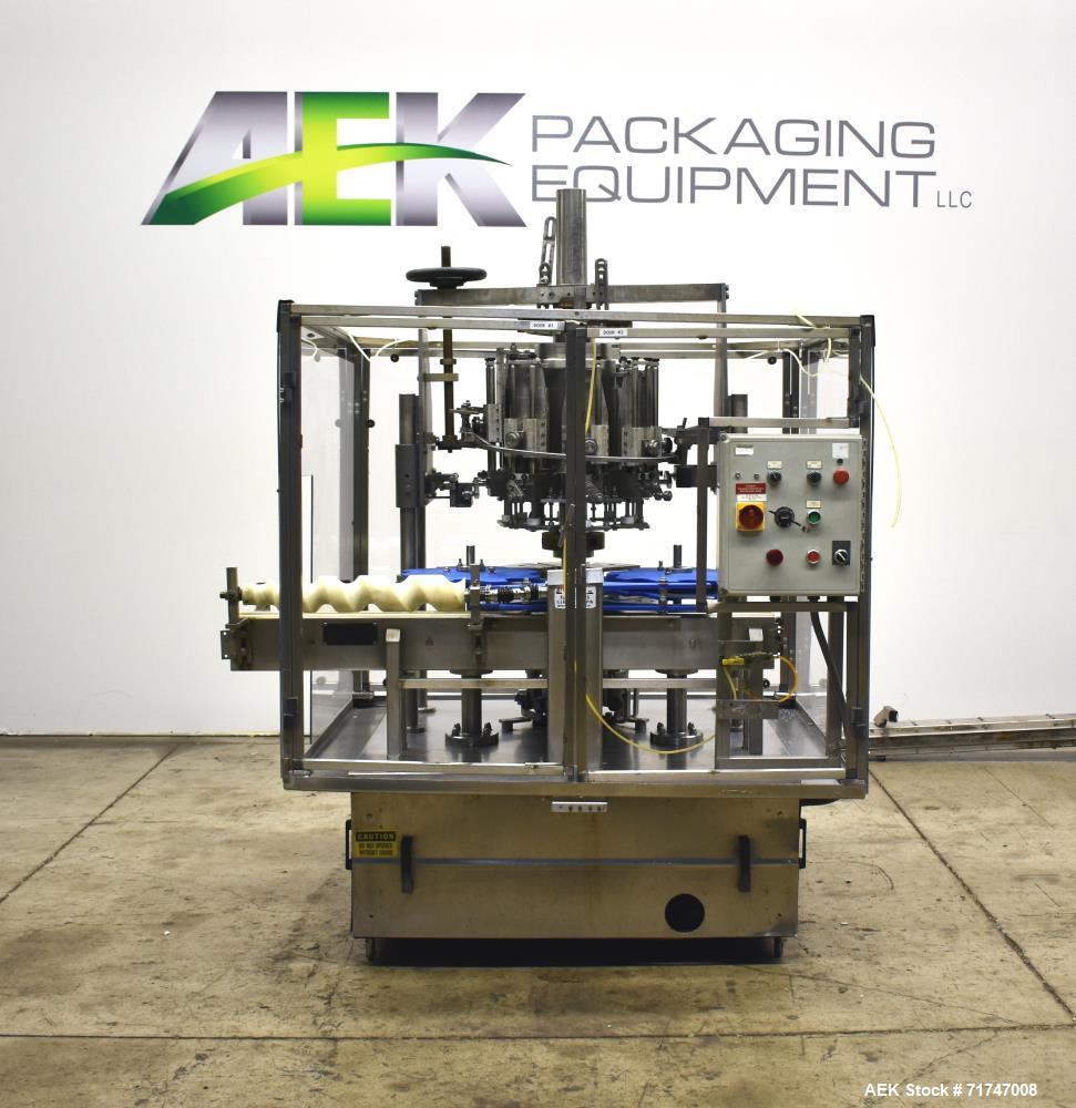 Used Biner Ellison 8-Head Rotary Piston Filler
