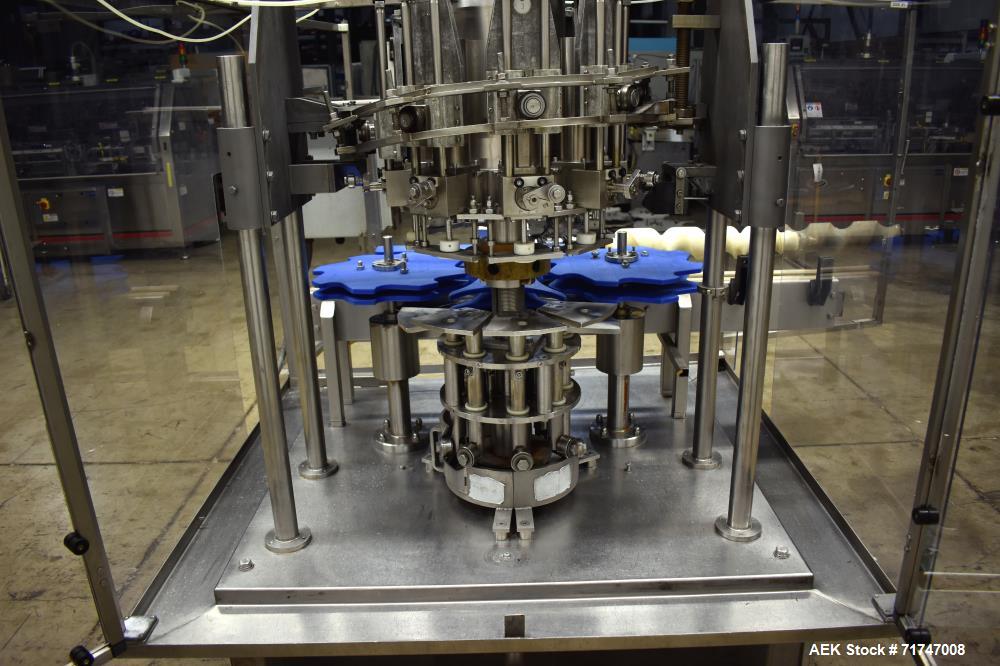 Used- Biner Ellison 8-Head Rotary Piston Filler