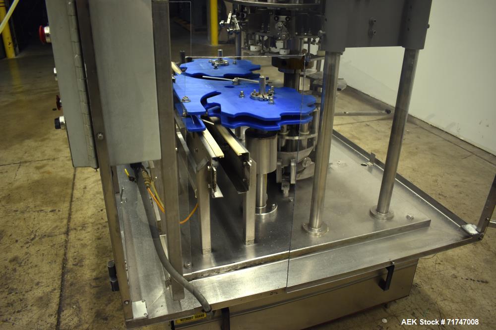 Used Biner Ellison 8-Head Rotary Piston Filler