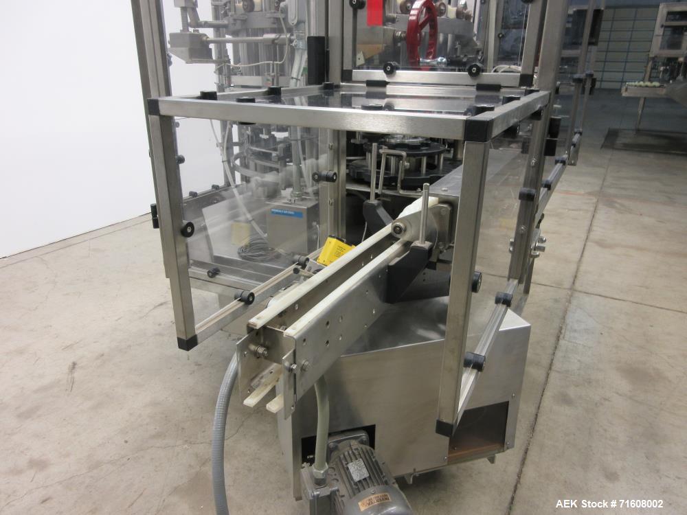 Used Consolidated Model RP221 21 Head Rotary Stainless Steel Piston Filler