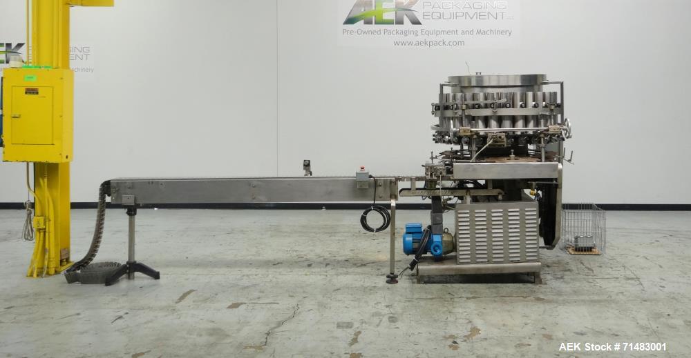Used Pfaudler (Elmar) RP 2028 Rotary Piston Filler. 28 head.