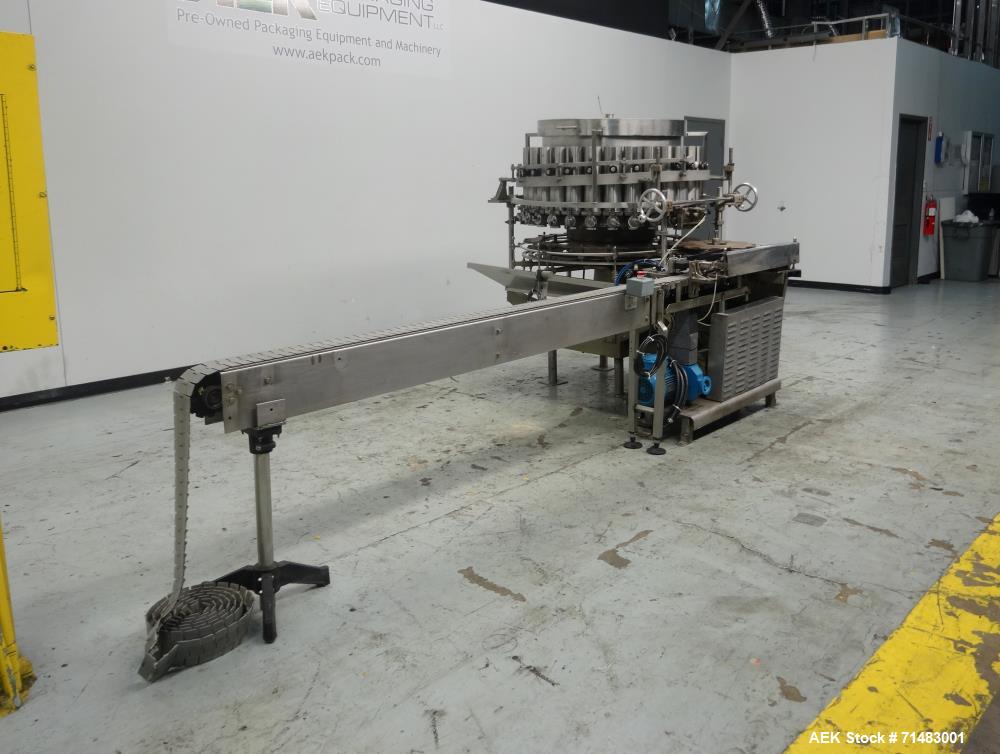 Used Pfaudler (Elmar) RP 2028 Rotary Piston Filler. 28 head.