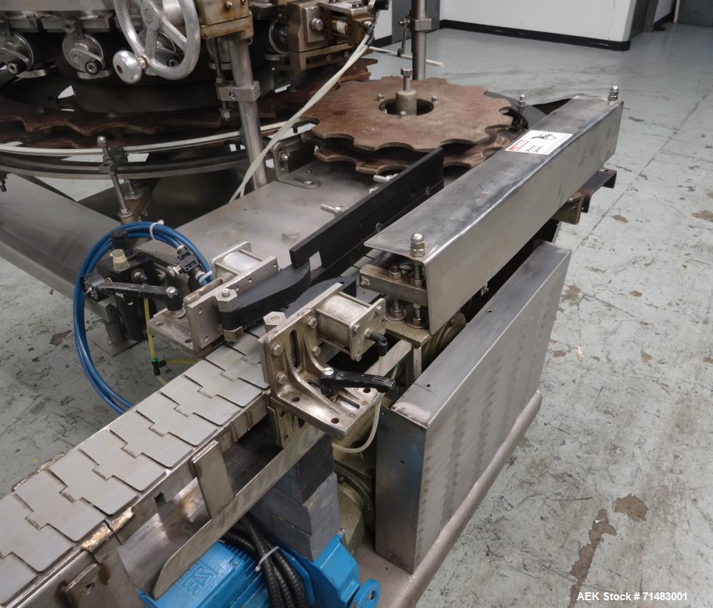 Used Pfaudler (Elmar) RP 2028 Rotary Piston Filler. 28 head.