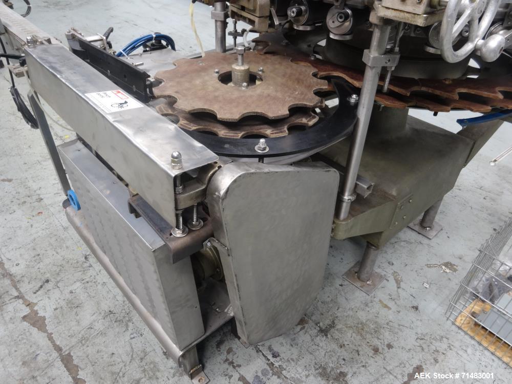 Used Pfaudler (Elmar) RP 2028 Rotary Piston Filler. 28 head.