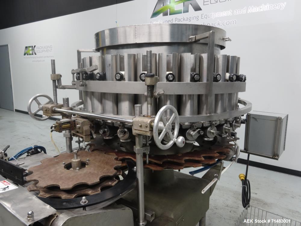 Used Pfaudler (Elmar) RP 2028 Rotary Piston Filler. 28 head.