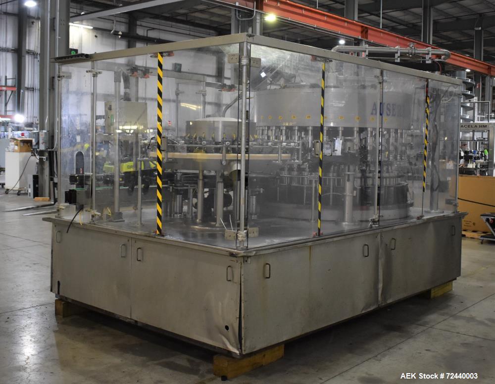 Used Ausere 34Head Rotary Piston FillerCapper,