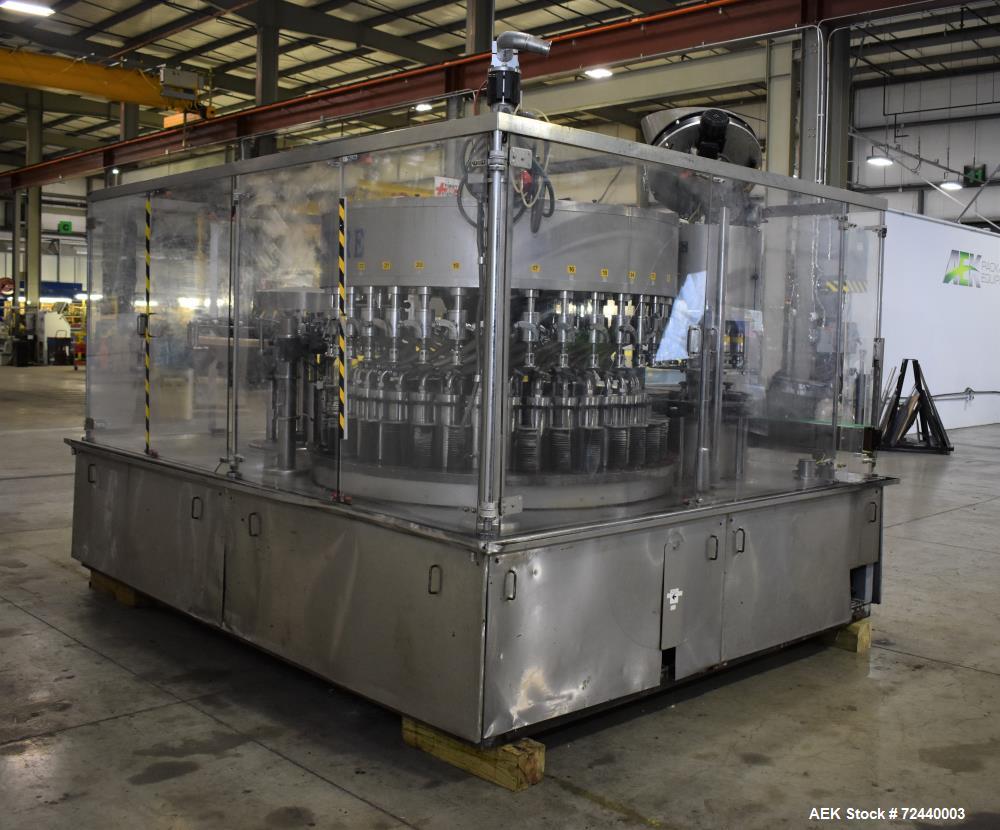Used Ausere 34Head Rotary Piston FillerCapper,