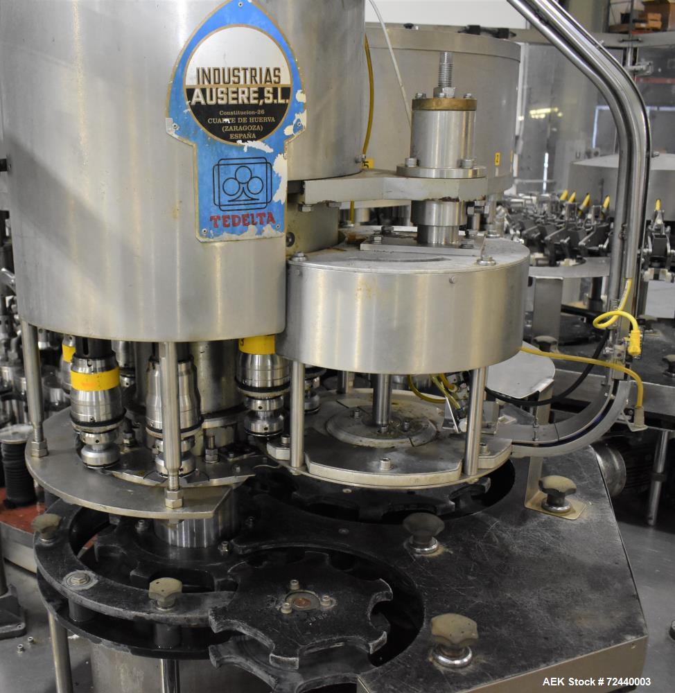 Used Ausere 34Head Rotary Piston FillerCapper,