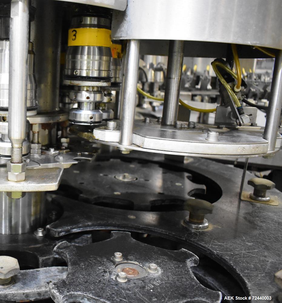 Used Ausere 34Head Rotary Piston FillerCapper,