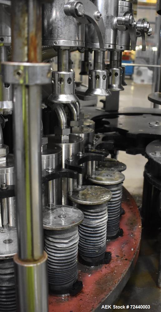 Used Ausere 34Head Rotary Piston FillerCapper,