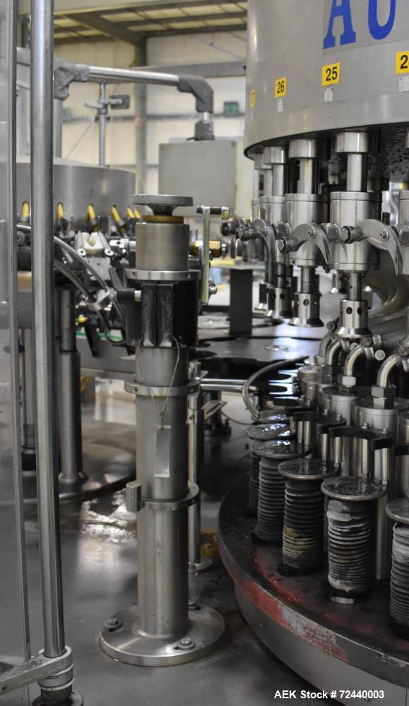 Used Ausere 34Head Rotary Piston FillerCapper,