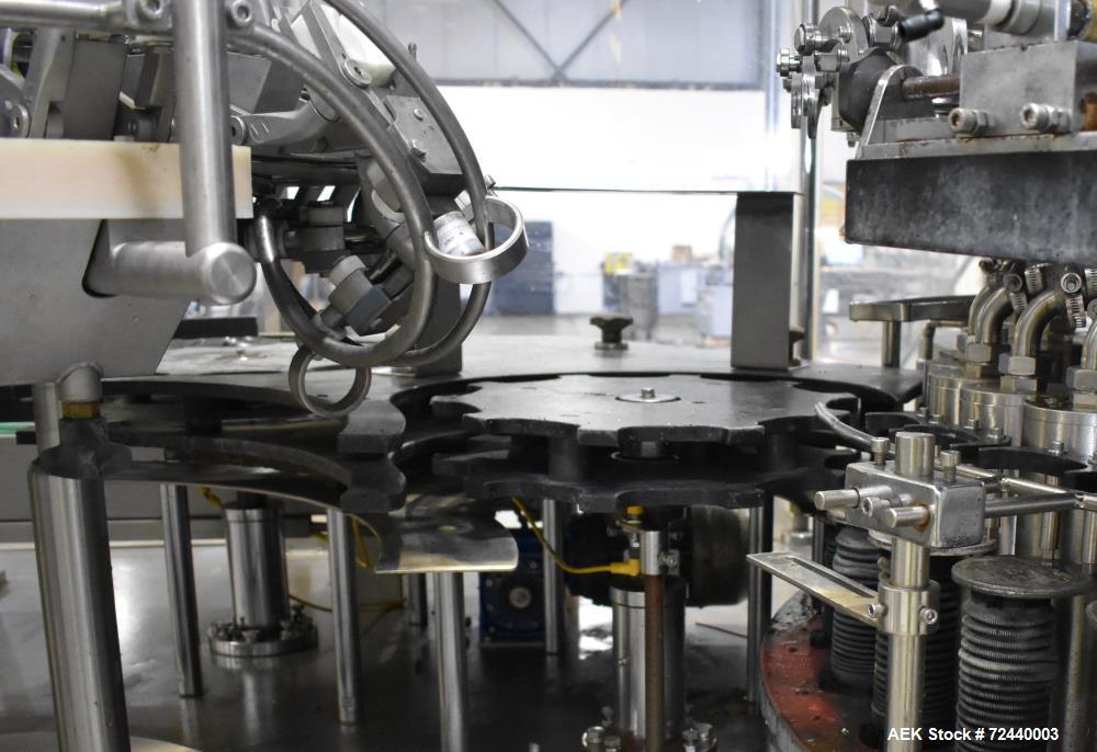 Used Ausere 34Head Rotary Piston FillerCapper,