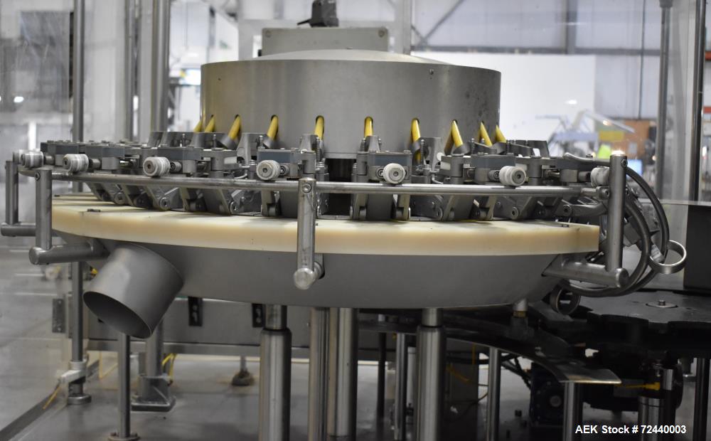 Used Ausere 34Head Rotary Piston FillerCapper,