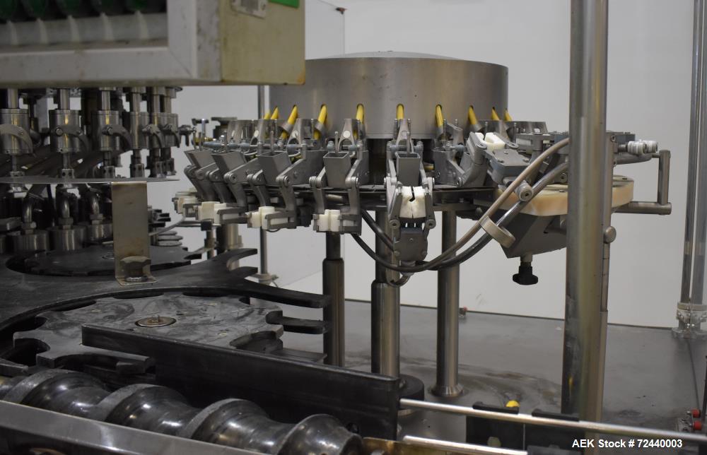 Used Ausere 34Head Rotary Piston FillerCapper,