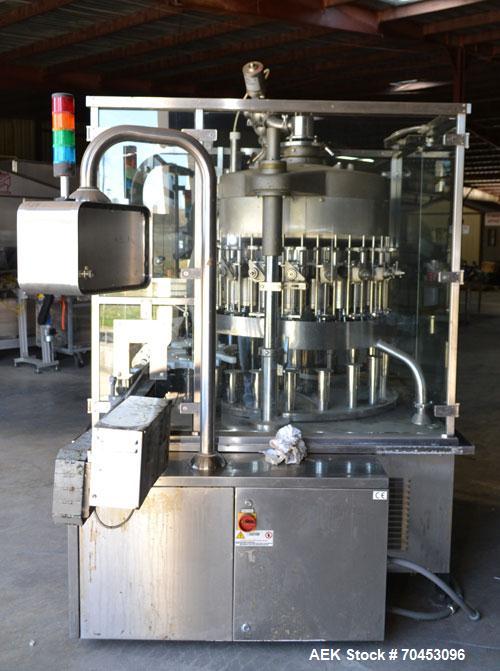Used IMA Model F340 18 Head Rotary Piston Filler