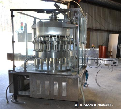 Used IMA Model F340 18 Head Rotary Piston Filler