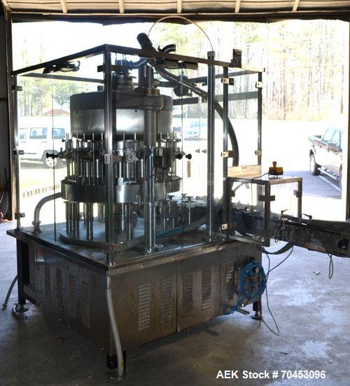Used IMA Model F340 18 Head Rotary Piston Filler