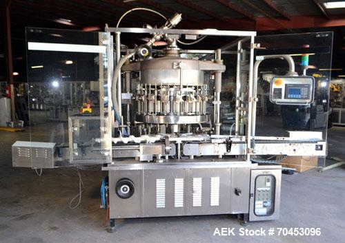 Used IMA Model F340 18 Head Rotary Piston Filler