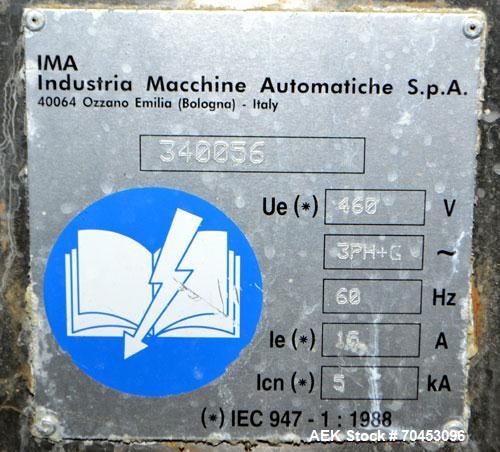Used IMA Model F340 18 Head Rotary Piston Filler