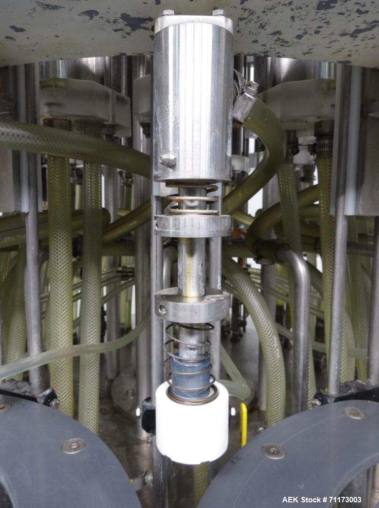 Used Laub Hunt Posifiller 16 Head Rotary Piston Filler