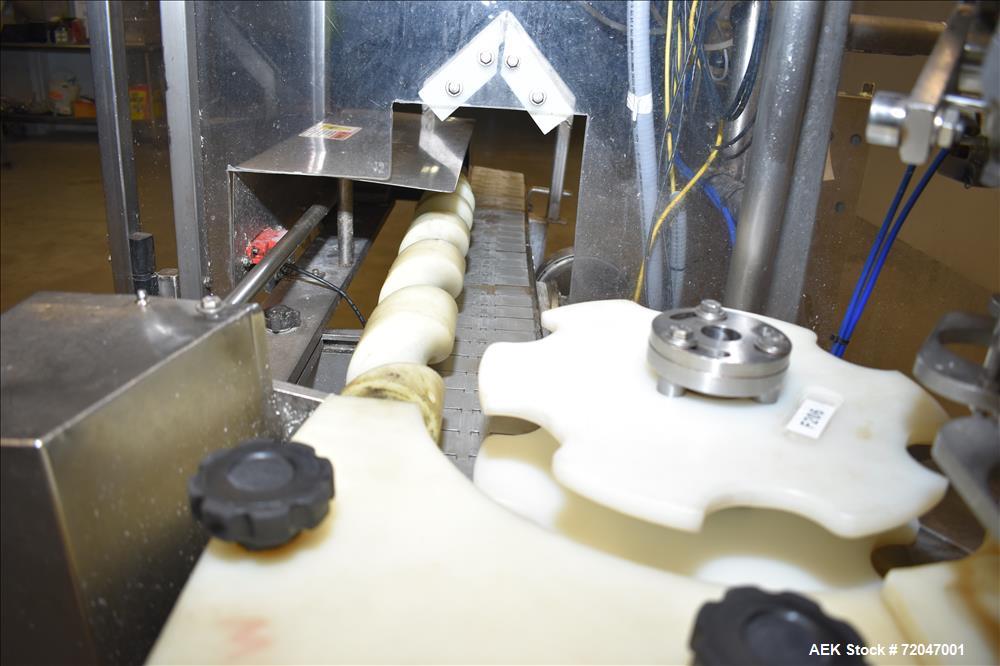 Used Model RPF-12 Rotary Piston Filler and Consolidated TG-6-15 Rotary Chuck Ca