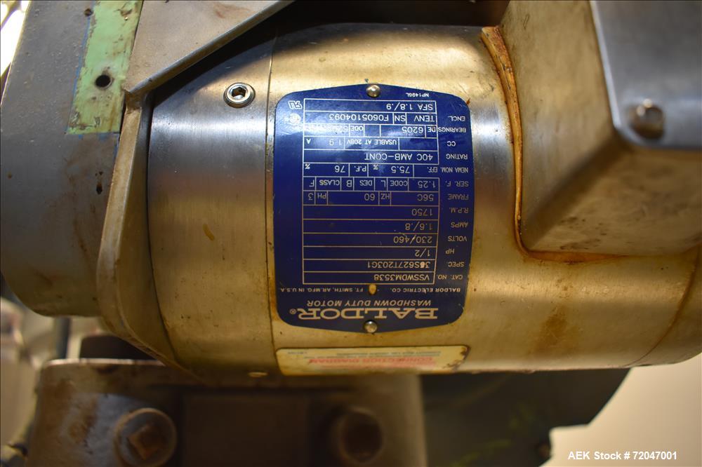 Used Model RPF-12 Rotary Piston Filler and Consolidated TG-6-15 Rotary Chuck Ca