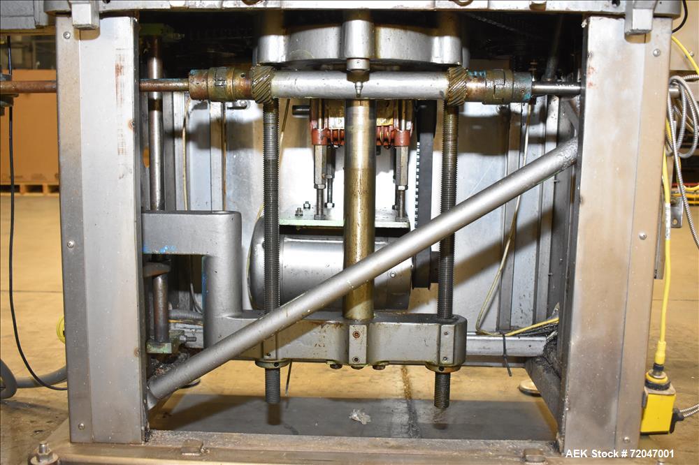 Used Model RPF-12 Rotary Piston Filler and Consolidated TG-6-15 Rotary Chuck Ca