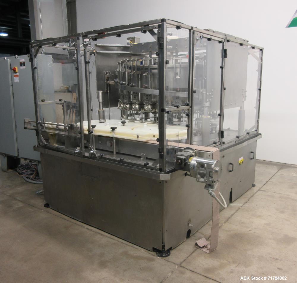 Used Mrm (Cozzoli) RPF-24 Head Rotary Piston Filler